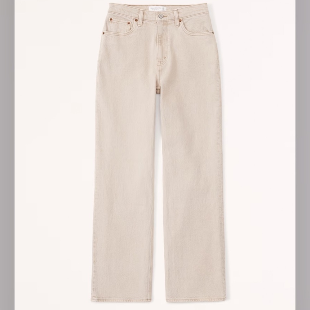 Abercrombie 90’s relaxed curve love denim